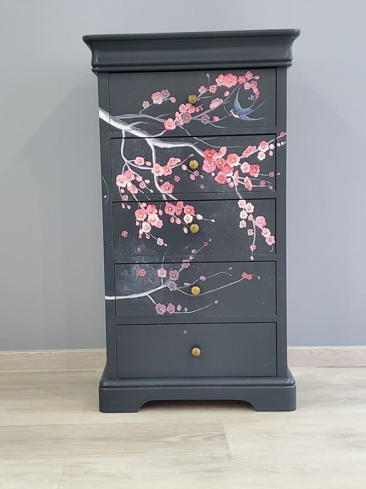 meuble fleurs de cerisier